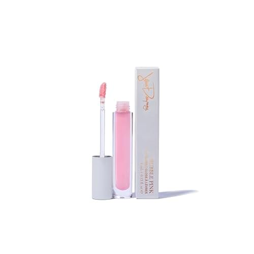 Jillian Dempsey Lip Gloss: Enhance, Hydrate & Smooth Lips with Firming & Plumping Benefits, Vegan, 12ml | Bubble Pink