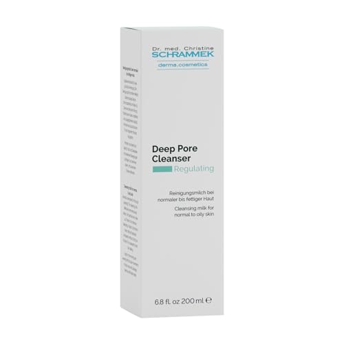 Schrammek Deep Pore Cleanser (6.8 fl oz) - Cleansing Milk for Normal Skin - Makeup Removal - Face Wash & Cleanser ? No Parabens - Skin Care - Dr