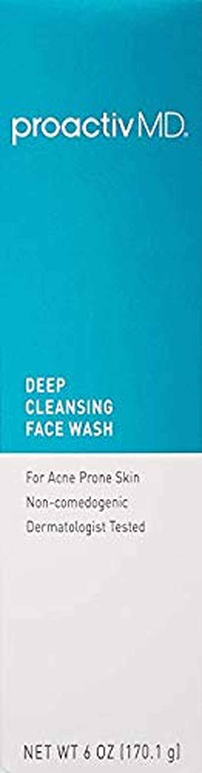 Proactiv MD Exfoliating Face Wash, Gentle and Hydrating Facial Cleanser and Acne Treatment for Sensitive Skin, 6 Oz Clear Unscented