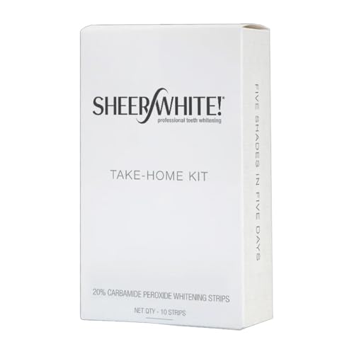 20% Professional Teeth Whitening Strips Films Kit (1 Count (Pack of 1))