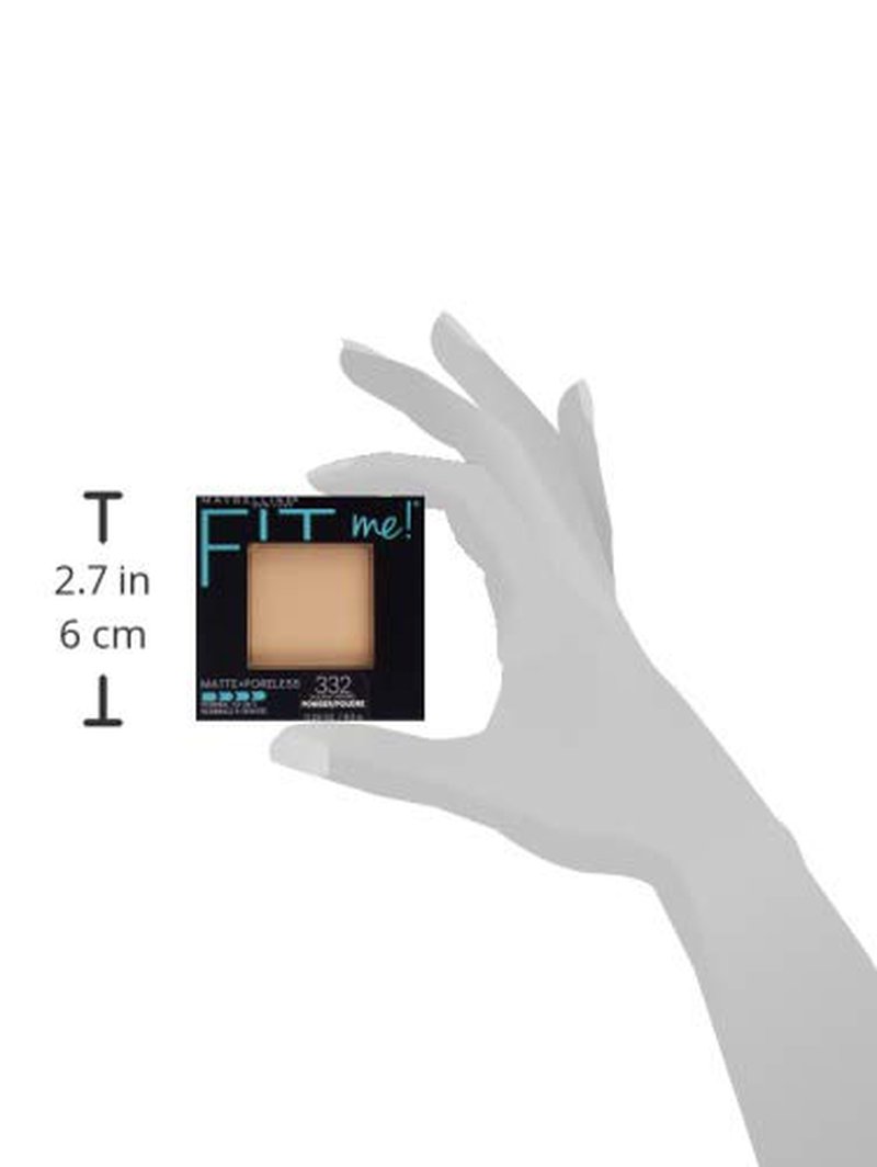 Maybelline Fit Me Matte + Poreless Pressed Face Powder - Golden Caramel, 1 Count (Pack of 2)