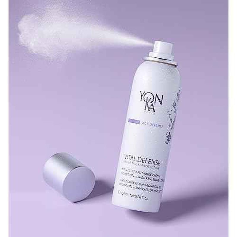 Yon-Ka Vital Defense Face Mist | Hydrating Anti-Pollution Finishing & Setting Spray | Protect Skin from Environmental Stressors and Natural and Artificial Light | 3.38 fl oz