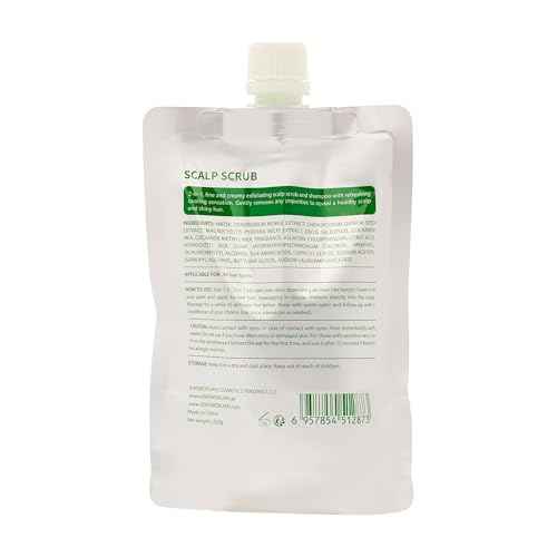 Xiaomoxuan Scalp Scrub Shampoo for All Hair Types - Scalp Exfoliator Scrub and Cleansing Shampoo Build-Up Remover Treatment - 250-ml