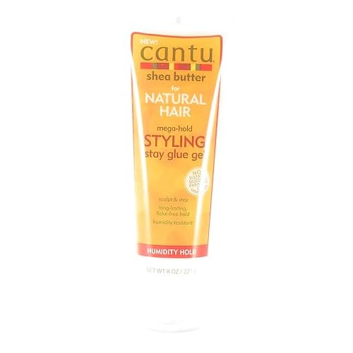 Cantu Natural Hair Styling Gel Stay Extreme Hold Tube, 8 Oz