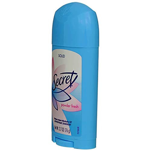 Secret Anti-Perspirant Deodorant Solid Powder Fresh 2.70 oz (Pack of 8)