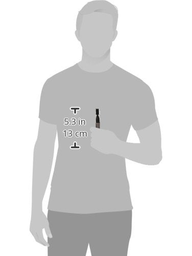 Wahl Micro Groomsman Personal Trimmer - Battery Powered Facial Detailing Tool | Rinseable & Interchangeable Heads