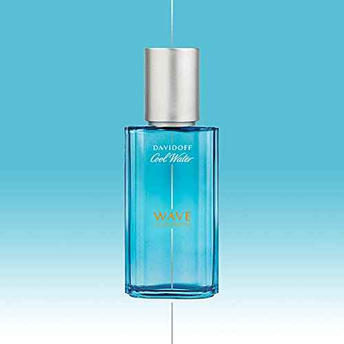 Davidoff Cool Water Wave Eau de Toilette ? Fresh Woody Men's Cologne ? With Notes of Sichuan Pepper, Juniper & Sandalwood ? Long Lasting Fragrance