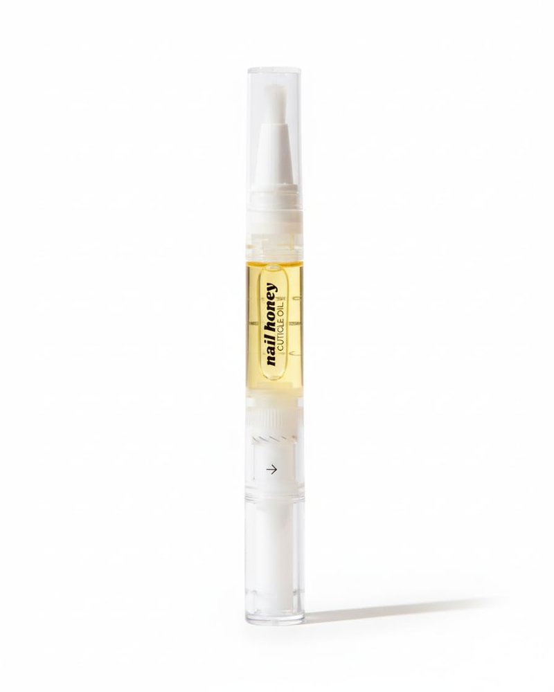 Nail Honey Cuticle Oil Pen - Organic Nail Growth Treatment for Dry Cuticles & Brittle Nails | Jojoba, Almond & Argan Oil (2ml)