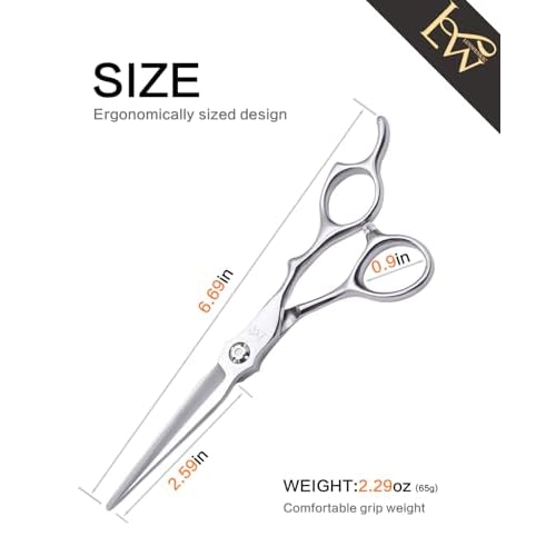 Professional Hair Scissors 6¡±,Undergoes Rigorous 118-Step Process,Hair Cutting Scissors Professional For Women & Men,440C Steel,1 Pack