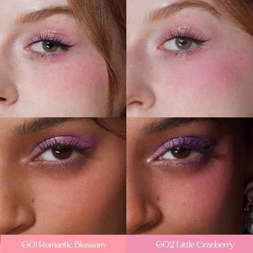 Flower Knows Violet Strawberry Rococo Gift Box Set,7-Piece Makeup Box with Mirror,Lip Gloss¡¿2+Blush¡¿2+Blush Brush¡¿1+Hair Clip¡¿1+Gift Box¡¿1,Perfect Makeup Gift for Girls & Women