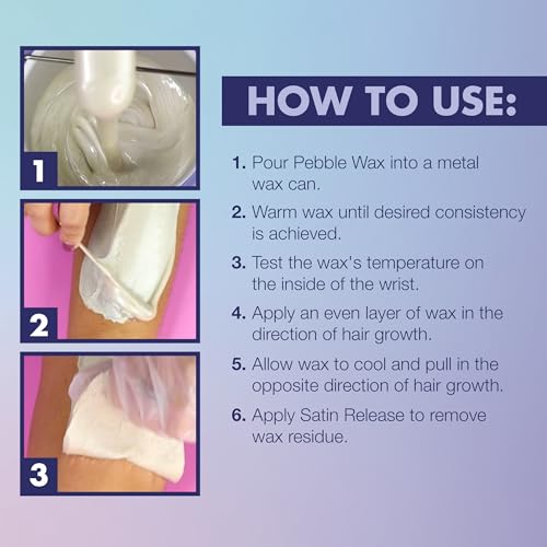 Satin Smooth Ultra Sensitive Zinc Oxide Hard Wax Beads ? Thin-Film Pebble Wax for Hair Removal, Ideal for Face & Bikini Area, 23 oz