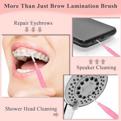 120-Piece Micro EyeBrow Lash Brush Set - Professional Beauty Spoolies with Cap for Makeup, Brow Lamination and Travel - Perfect for Makeup Artists, Beauty Lovers, and Gifting