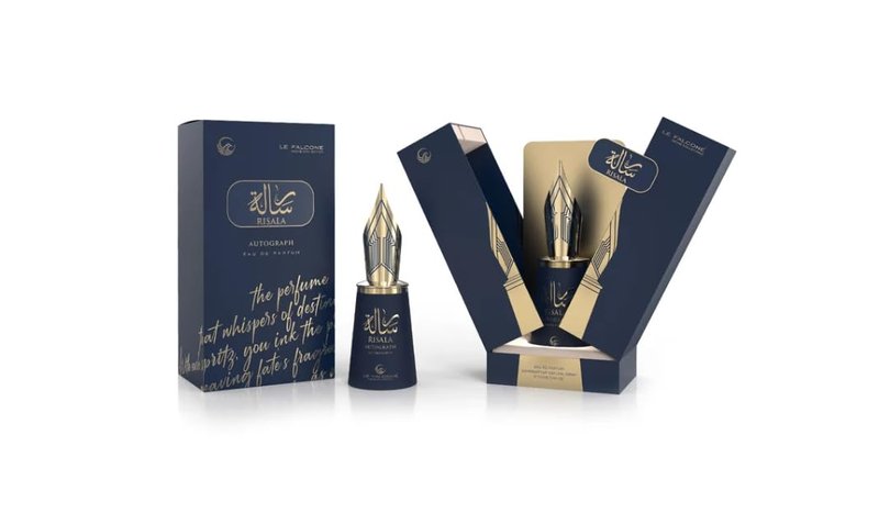 Le Falcone Risala Autograph 3.4 fl oz / 100 ml Eau de Parfum – unique unisex signature fragrance with lime, coconut, leather & ambergris – long lasting luxury