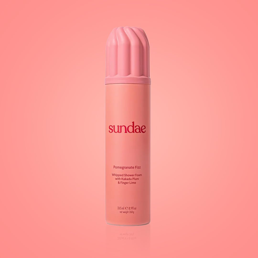 sundae Whipped Shower Foam Pomegranate Fizz Foaming Body Wash with Kakadu Plum & Finger Lime 8.9 fl oz, 265ml