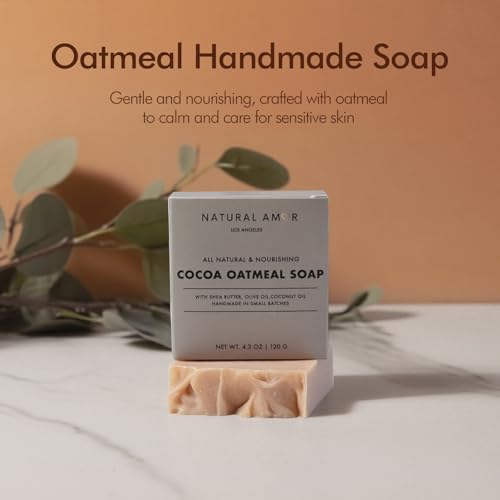 Natural Amor Cozy Spa for Women ? Thanksgiving Self Care Gift Set with Pumpkin Candle, Handmade Soap, Bath Bomb & Journal ? Relaxation Holiday Gift for Women Men