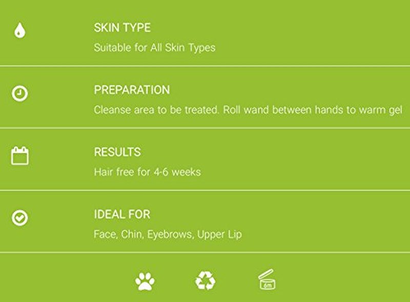 Nad's Eyebrow Shaper Wax Kit Eyebrow Facial Hair Removal Delicate Areas Cotton Strips, Cleansing Wipes, 0.2 Ounce (Pack of 1)