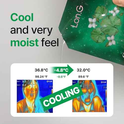 Cica Calming Authentic Glow Sheet Mask - Skin Soothing for Sensitive Blemish Troubled skin, Heartleaf, centella asiatica extract, hydration, skin barrier, Korean skincare, 10 sheets/0.7 oz
