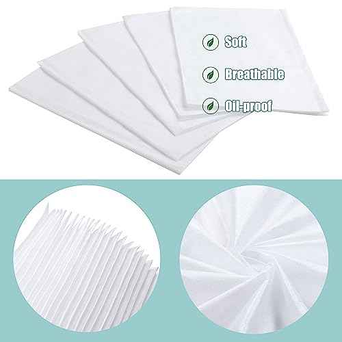 Disposable Bed Sheets for Massage Table 100 Pcs 31" x 71" Waterproof Massage Table Sheets Soft Non Woven Fabric SPA Massage Table Bed Cover Breathable for Beauty Tattoos Waxing Travel (White)