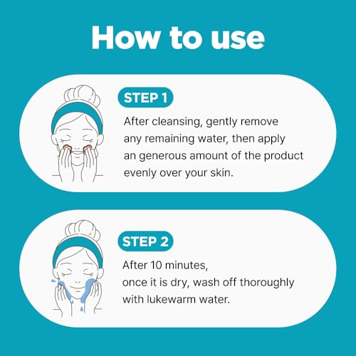 ISOI Pore Tightening Clay Mask for Face, Natural Kaolin & Plant-Based Formula for Tightening, Lifting, Exfoliating & Sebum Control, Moisture-Balancing, Korean Clay Mask for Pores (3.38 fl. oz, 100ml)