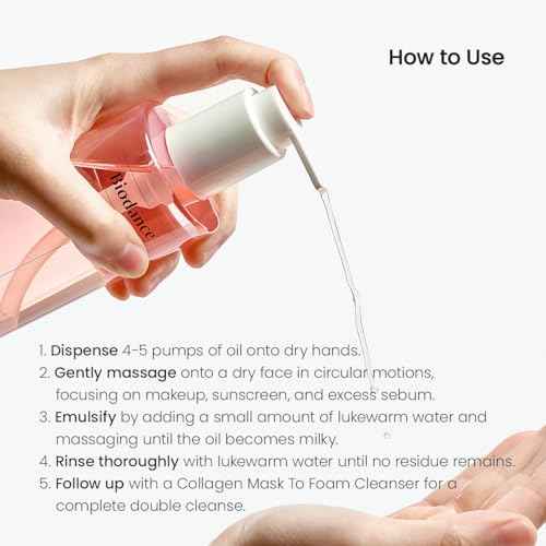BIODANCE Collagen Cleansing Oil, Facial Oil Cleanser, Gentle Makeup Remover without Clogging Pores, Removes Bleackhed and Whitehead for Sensitive Skin, Oily Skin, Korean Skincare¤Ó6.76 fl. oz. (200 ml)