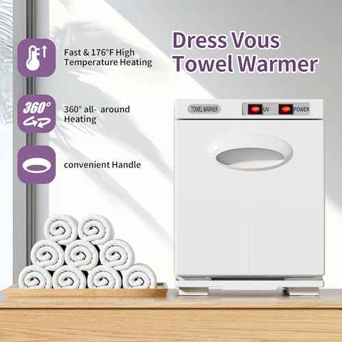 Towel Warmer, 5L Small Hot Towel Warmers for Spa, Towel heater for Facials and Towel Warmer Esthetician. (White)
