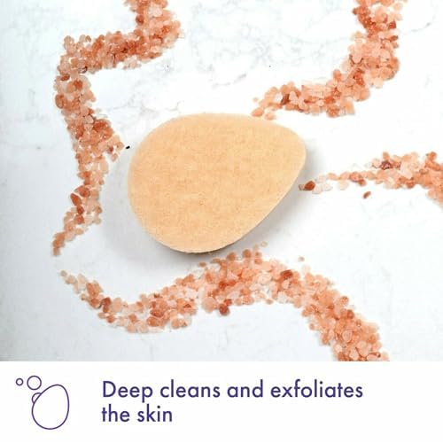 Buf-Puf Gentle Facial Sponge, Dermatologist Developed, Removes Deep Down Dirt & Makeup That Causes Breakouts and Blackheads, Reusable, Exfoliating, 12 Count