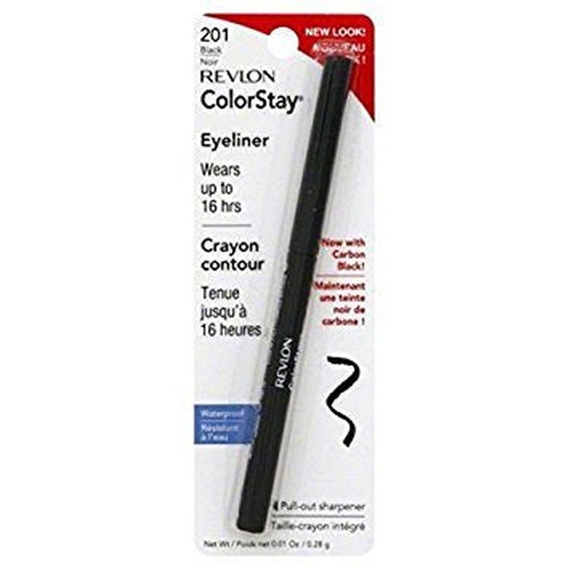 Revlon ColorStay Eyeliner Pencil - Intense Black, Long-Lasting Formula | 0.01 oz (Pack of 6)