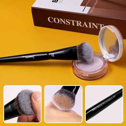 Bueart Design PRO Slope Foundation makeup brush 47 for Liquid Cream Blusher powder ultra soft bristle make up brush