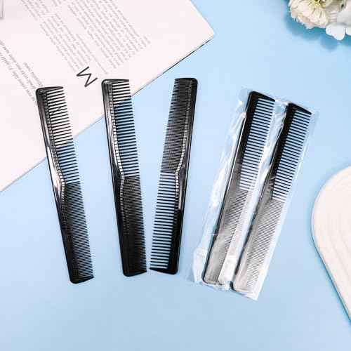 Disposable Combs in Bulk Individually Wrapped Widen and Fine Combs Straight Hair Combs for Women Men Long Handle Beauty Combs for Homeless, Hotel,Nursing Home (7in x 4in, Count, 100)