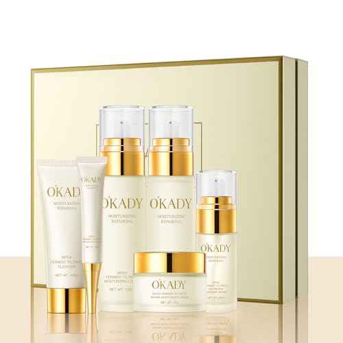 O'KADY Bifida Ferment Lysate Moist Repair Set Skincare set with Bifidobacterium fermentation decomposition ingredients for moisturizing nourishing making the skin soft smooth men's skincare