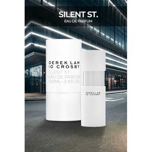 Derek Lam 10 Crosby - Silent St - 3.4 Oz Eau De Parfum - A Floral White Musk Fragrance Mist For Women - Perfume Spray With Light, Powdery, Clean Notes