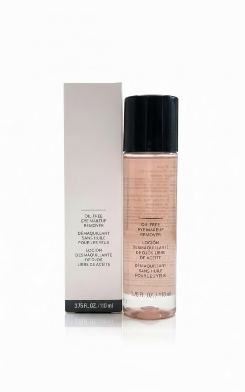 Oil Free Eye Makeup Remover - Gentle Liquid Formula for Easy Cleansing | 3.75 OZ