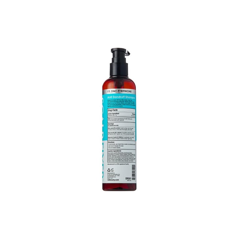 Red by Kiss Scalp Fixer Anti-Dandruff Shampoo with 1% Zinc Pyrithione, Flake Control, Hydrating Formula, Soothes Itchy, Irritated Scalp Plant Based Sulfate Paraben Free Formula (10.14 fl. oz.)