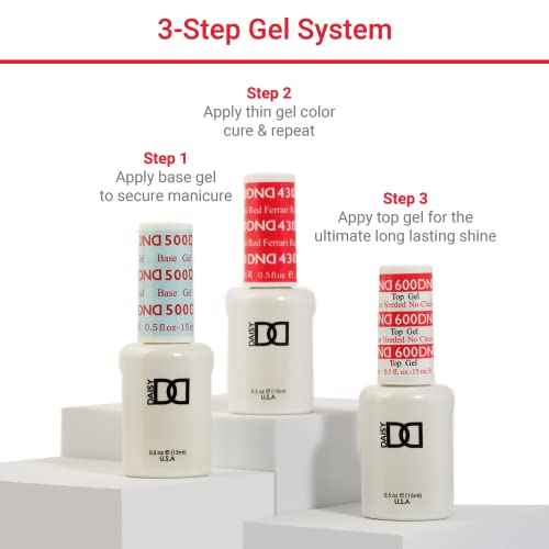 DND Gel Polish Set, Super Glitter Collection, UV/LED GelPolish and Air Dry Nail Lacquer, Matching Chip-Free Polish Duo, 0.5 Fl Oz Each
