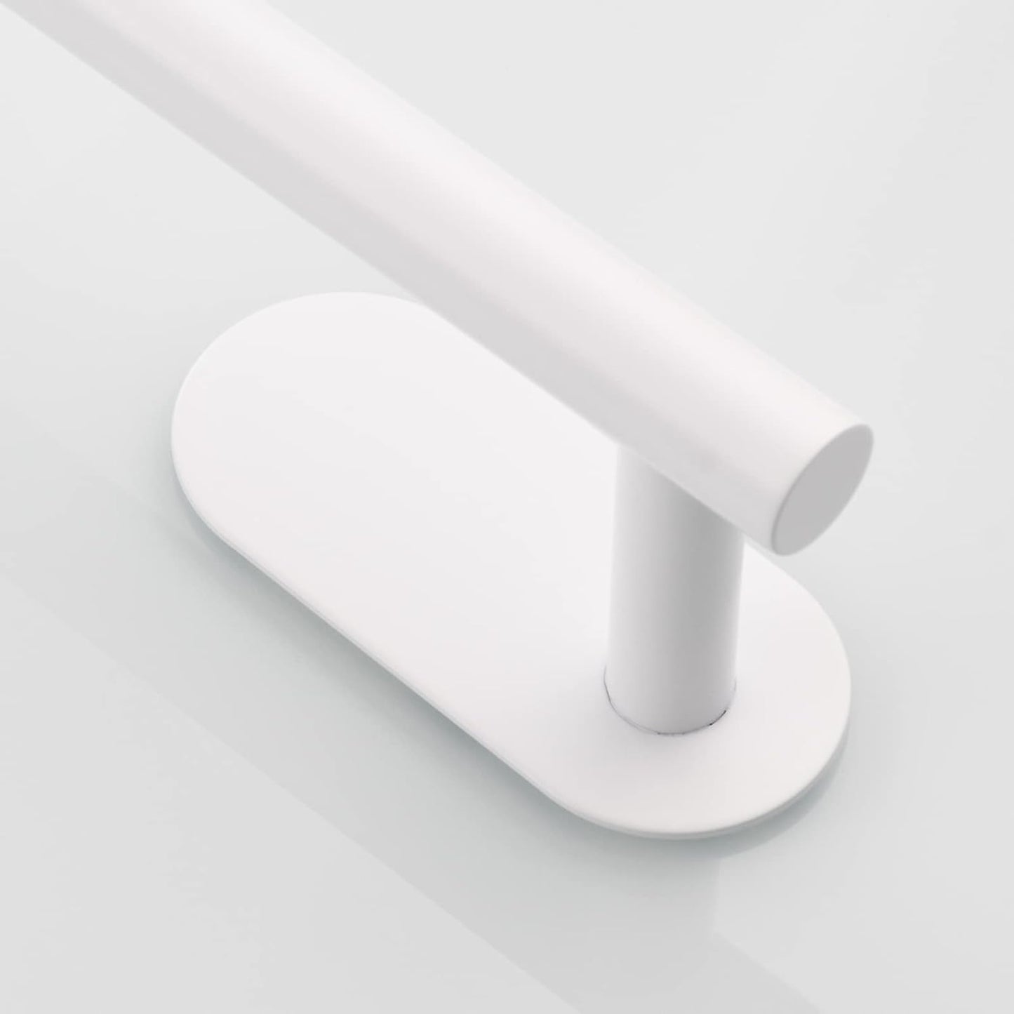 YUET Toilet Roll Holder Wall Mounted, 3M self Adhesive Toilet Roll Holder SUS 304 Stainless Steel Toilet Paper Holder No Drilling for Bathroom (White)