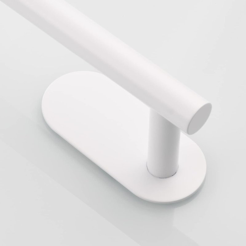 YUET Toilet Roll Holder Wall Mounted, 3M self Adhesive Toilet Roll Holder SUS 304 Stainless Steel Toilet Paper Holder No Drilling for Bathroom (White)