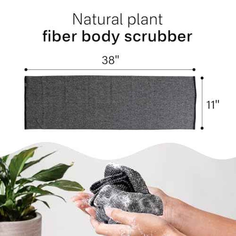 Yiclick Exfoliating Washcloth Towel¡¼3 Pack¡½- Exfoliating Body Scrubber Exfoliator, Back Scrubber for Use in Shower Bath, Exfoliate Rags Wash Cloths, Loofah Lufa Sponge, Body Scrub, Women Men