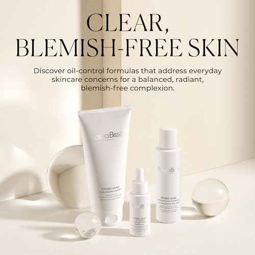 Natura Biss? Stabilizing Facial Cleansing Gel with AHA + PHA, Exfoliating foaming cleanser, Cleanses, Exfoliates & Balances, For Normal, oily & acne-prone Skin, 7 Oz