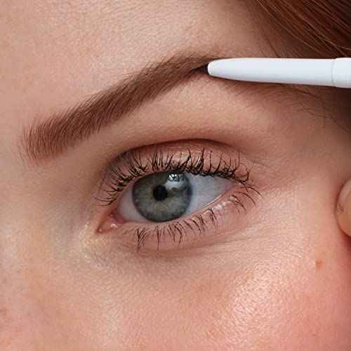 jane iredale PureBrow Precision Pencil, Retractable Ultra-Fine Pencil + Spoolie Defines, Fills Gaps, & Fluffs, Water-Resistant, Smudge-Proof Formula