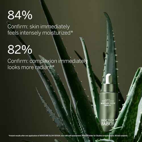 BABOR Microbiomic Moisture Glow Serum, Probiotic Face Serum with Light Reflecting Pigments to Give Skin Radiant Glow, Hyaluronic Acid & Aloe Vera for Plump Moisturized Skin, 1 oz