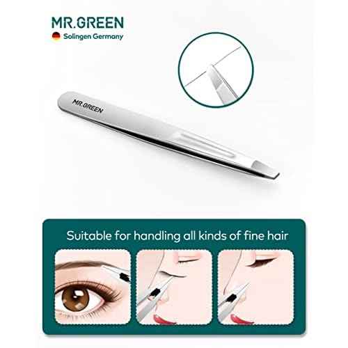 MR.GREEN Nail Clippers, Upgraded Anti-Splash Nail Clipper Set with Nail File and Tweezers & Catcher, Professional Practical Manicure Nail Care Kit with Exquisite Leather Case for Men & Women