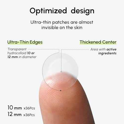MAREE Invisible Pimple Patches 2 PACK - Clear Pimple Patches for Face - Hydrocolloid Acne Patches Anti Blemish - Zit Stickers for Face - Parches Para Acne - Pinple Zit Pimple Stickers - 144 Dots
