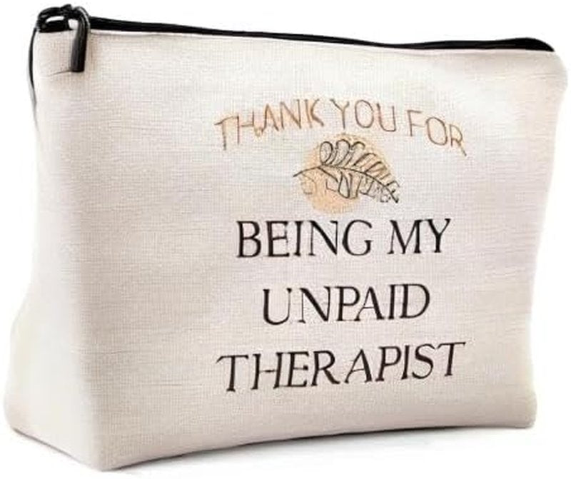 Funny Cosmetic Bag for Women - Best Friend Appreciation Gift | Travel Toiletry Makeup Bag