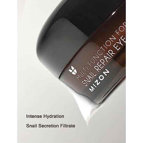 MIZON Full Korean Skincare Set Allin1 Snail Repair Cream Snail Repair Intensive Ampoule Snail Repairing Foam Cleanser and Snail Repair Eye Cream Stocking Stuffers Chirstmas Gift