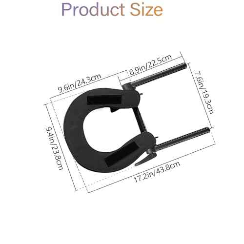 HOINCO 1Pcs Massage Table Face Cradle, Black Face Cradle Massage Table Bed Face Cradle Standard Universal Adjustable Headrest Cradle for Massage Tables Headrest
