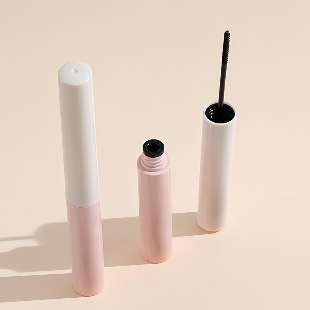 Waterproof Mascara with Ultra-Precise Adjustable Brush, Precise Application, Lengthening, Smudge-Proof, Easy to Remove, Long-Lasting, Natural, for Lower/Thin/Short Lashes/Sparse Eyelashes(1pc) (Black)
