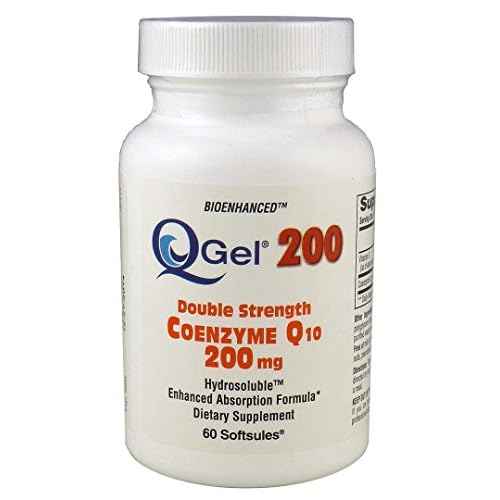 Q-Gel¢ç 200mg Double Strength Hydrosoluble¢â CoQ10 (60 Softgels)