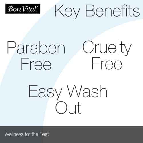 Bon Vital Foot Balm for Dry, Cracked Heels and Foot Repair
