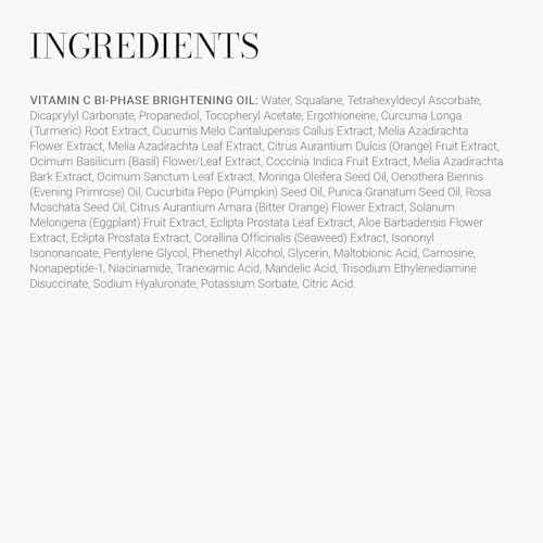 Meaningful Beauty Vitamin C Bi-Phase Brightening Oil with Activated C Technology