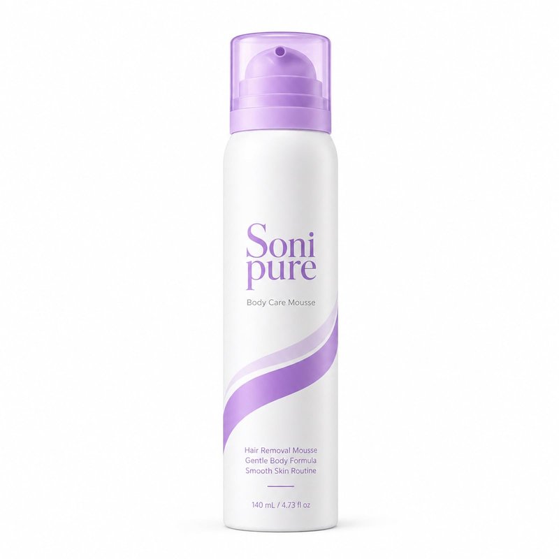 Sonipure Hair Removal Spray, Fast-Acting Body Depilatory Spray with Aloe & Hyaluronic Acid, Gentle Grooming for Legs, Arms, Underarms & External Bikini Line, 1 Bottle